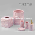 Pink Clay Porzellan Badezimmer Zubehör (WBC0470B)